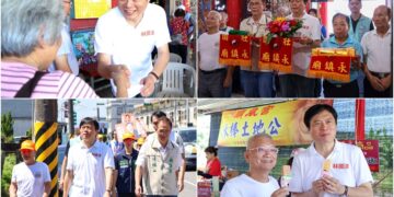 237蓋漳行腳到壯圍　林國漳勤訪基層 提醒鄉親嚴防強颱來襲