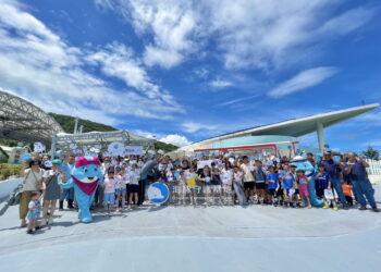 遠雄邀訪花蓮海洋公園　百名家長學童體驗「守護海豚」