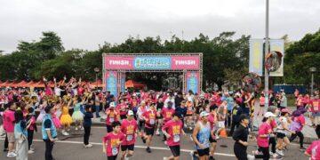 「員山頑埤路跑」逾千人參與 暢跑最美水故鄉