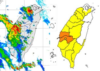 影音/南方雲系北移+午後對流發展旺盛 15縣市豪雨大雨特報