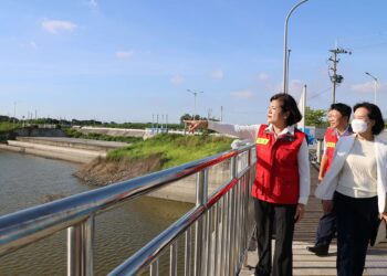 慎防凱米颱風釀災　張麗善視察防汛整備