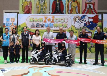 嘉市首創警察大白熊3D地景模擬地圖　小小警察體驗營寓教於樂