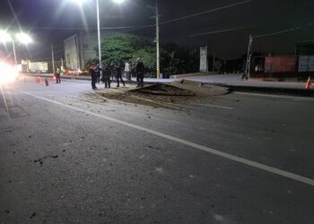 田中鎮員集路深夜發生氣爆幸無人傷亡　疑瓦斯公司管線測試人員操作不當導致