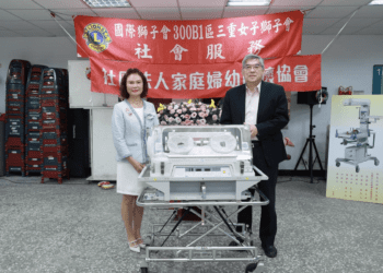 三重女獅會及家庭婦幼關懷協會攜手 捐贈市聯醫、輔大等新生兒醫療設備