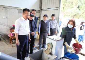 梅山鄉設黑水虻養殖示範區 有效去化廚餘改善衛生