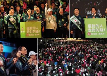 投票倒數5天　綠營宜蘭大造勢　力拚總統票拿6成+國會要過半