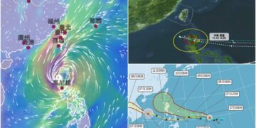 影音/鳳凰颱風形成 預測這期間與東北季風影響臺灣