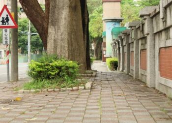 打造友善人本環境　竹北國小通學廊道翻新動工