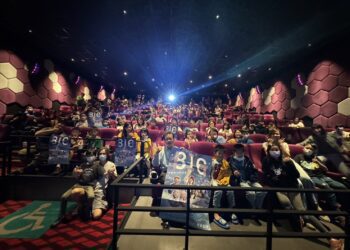 花蓮東華附小親師生接力包場電影《BIG》 齊聚影城接力傳愛