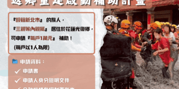 新北市啟動「原住民返鄉重建補助」 每戶1萬元助光復鄉部落重振