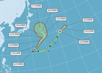 影音/20260812昌鴻減為熱帶性低氣壓 南卡生成與琵鷺雙颱共舞