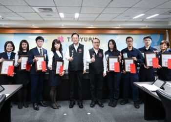 守護市民血汗錢 桃園表揚15名警銀英雄 成功攔阻近2千萬詐騙