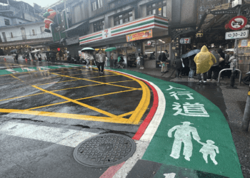 九份老街更好逛 人行道延長＋臨時停車區 春節走春更安全