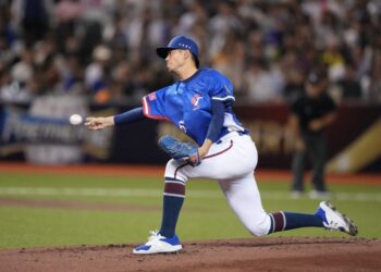 影/《世界12強》黃子鵬6局無安打霸氣壓制 台灣2:1險勝多明尼加 B組首支兩勝隊伍!