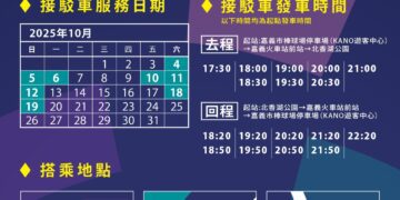 「2025嘉義市光織影舞」登場 假日接駁專車直達北香湖公園