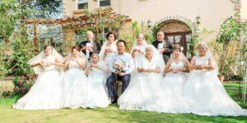 東石蔦松社區推出「圓夢婚紗日」 讓長輩重溫人生大事