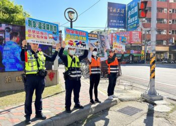 養成禮讓行人優先觀念　監警聯合加強宣導路口停讓 避免車禍憾事發生