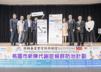 企業社會責任典範 扶輪社捐贈體組成與眼底掃描儀 助桃園打造友善健康環境