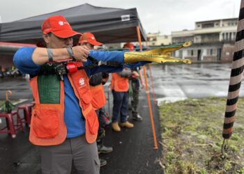 防範未然 林保宜蘭分署辦理動物驅離槍暨綠鬣蜥防治訓練
