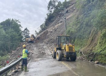 連續地震+大雨　宜蘭台7甲線米摩登路段嚴重坍方估28日搶通
