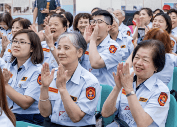 治安模範!八德陸光里三度獲獎 張善政肯定守望相助隊貢獻