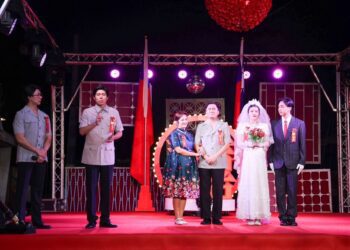 王偉忠監製《一村喜事》之回娘嘉 黃敏惠證婚融入演出