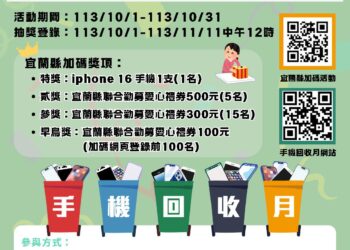手機回收宜起來　iPhone 16好禮等你拿