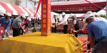 解決沿海低窪水患　口湖蔦松大排抽水站開工