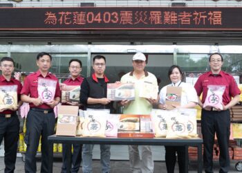 曾記麻糬賑災 致贈消防局450份、縣議會500份感恩產品