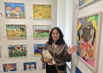 畢士大小天使聯合畫展 幅幅畫作精彩充滿童趣