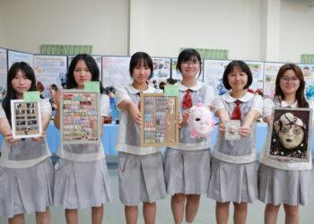 長榮女中成果發表有看頭 學生為阿嬷、媽媽燙髮披婚紗