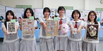 長榮女中成果發表有看頭 學生為阿嬷、媽媽燙髮披婚紗