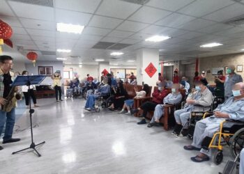 北榮總新竹分院護理之家 薩克斯風樂聲彩繪懷舊時光