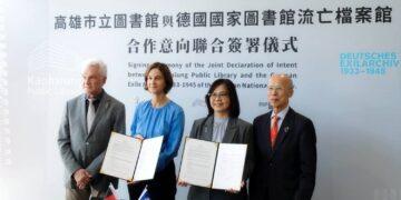 臺德文化合作嶄新篇章! 高市圖與德國流亡檔案館簽署協議聚焦流亡文學與人權