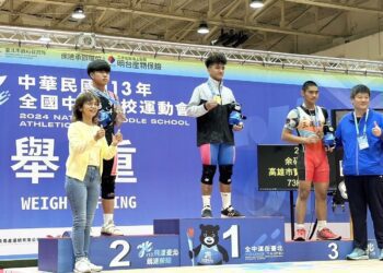 高雄寶來國中全中運傳捷報 舉重項目包辦金銅
