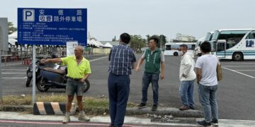 李啟維議員爭取下 安平安億停車場南邊出口將加寬改善以利大型車出入