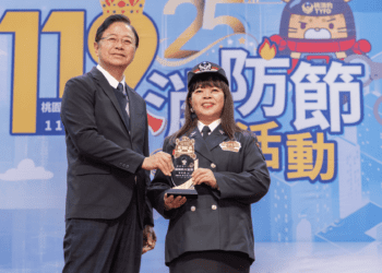 桃園市119消防節盛大舉行！張善政親自頒獎 致敬50名優秀「消防楷模」