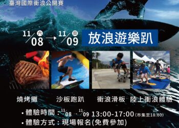 12國200位衝浪高手齊聚 2025臺灣國際衝浪公開賽11/4台東金樽舉行