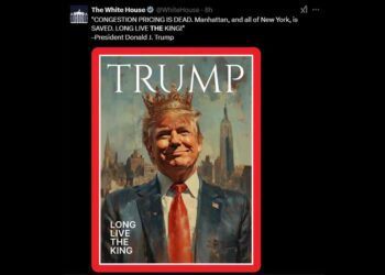 X(Twitter)白宮網站上驚見川普國王照片