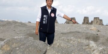 才砸1,500萬元又沖毀  魏嘉賢：應新建永久性吉安鄉化仁海堤