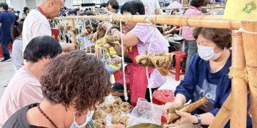 讓弱勢家庭同享端午好滋味！板橋區公所辦愛心包粽活動　百名里長齊聚大禮堂凝聚在地溫暖大愛