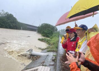 凱米颱風造成雲林縣多處淹水　張麗善指示全力救災