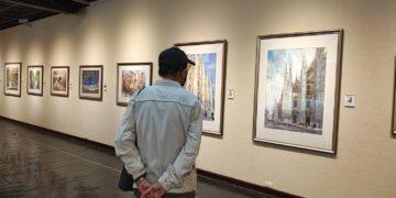 醫師畫家郭宗正水彩創作展即日起在台南市文化中心展開