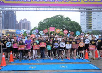 竹縣路跑結合美食、彩繪　千名跑者共同參與