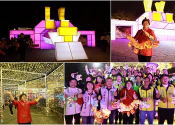 「神龍降臨」行大運　羅東點亮街景燈飾歡喜迎新春
