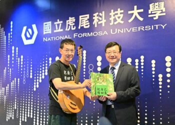 金曲獎常勝軍林生祥赴虎科大講唱　張信良：藉大師創作引導學子關懷多元族群