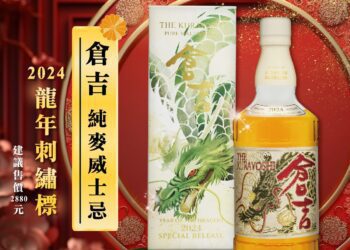 日威倉吉 2024 龍年鉅獻-龍年造型瓶/刺繡標　全台限量 600 瓶　新年首選珍藏