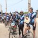 強震當下正在進行鐵馬單車環島 東吳百人車隊躲過震災順利完成壯舉