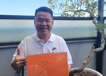 台南宏潤生技公司與花蓮大漢技術學院合作 研發推出獨步全台的銀杏果黃金蟲草月餅