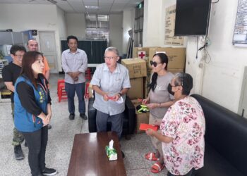 秀林鄉和平社區地震受災戶及病友 花蓮縣精密礦產協會溫暖慰助